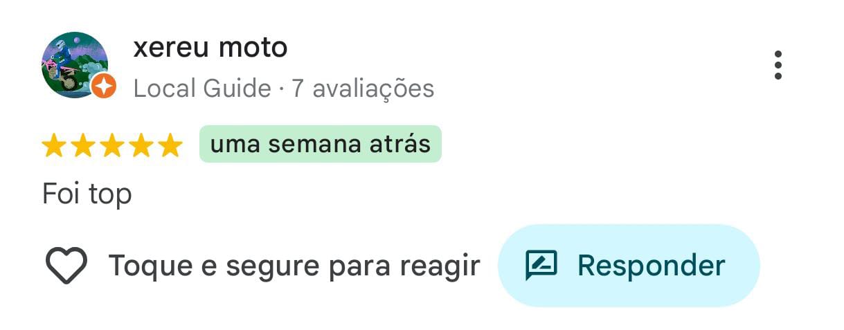 Avaliação 2 do Google Maps