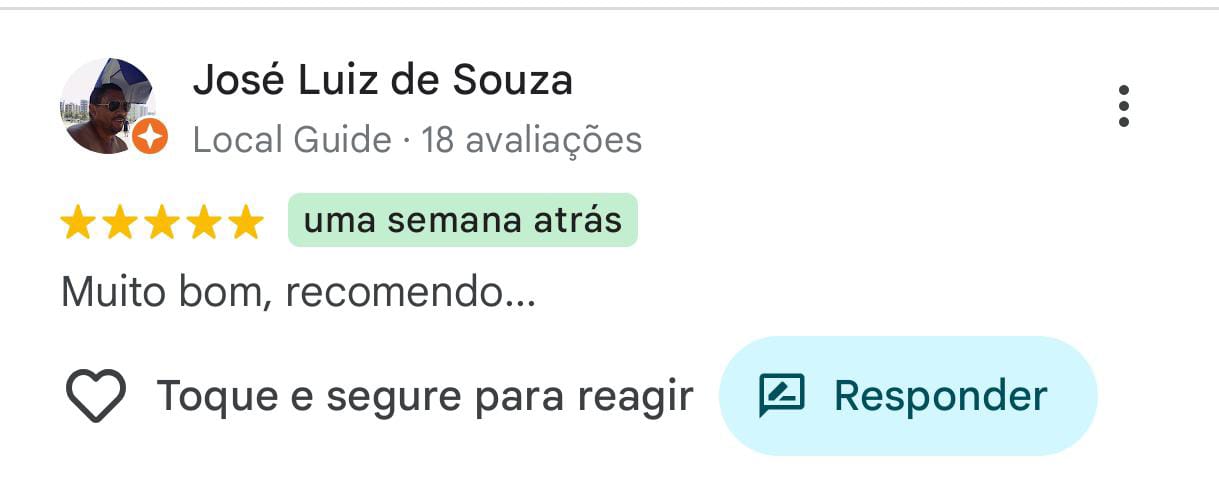 Avaliação 3 do Google Maps