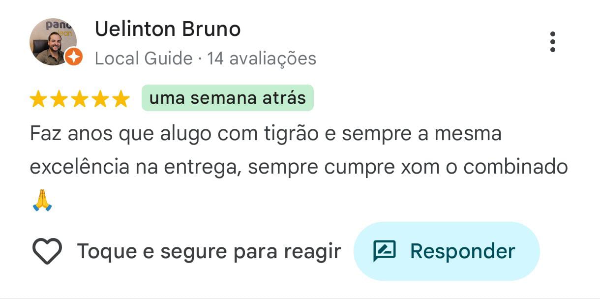 Avaliação 5 do Google Maps